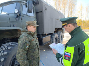 Военные автоинспекторы организовали «Массовый контроль»